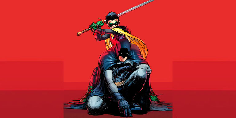 Batman and Damian Wayne Robin in The Brave and the Bold