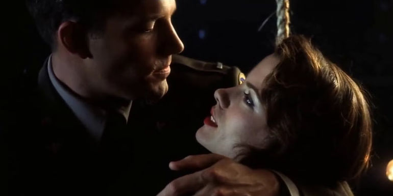 Rafe and Evelyn on a boat in Pearl Harbor