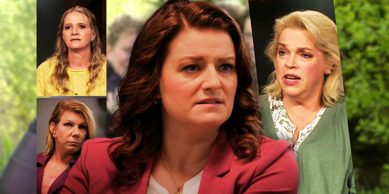 Montage of Sister Wives' Janelle, Meri, Christine and Robyn Brown