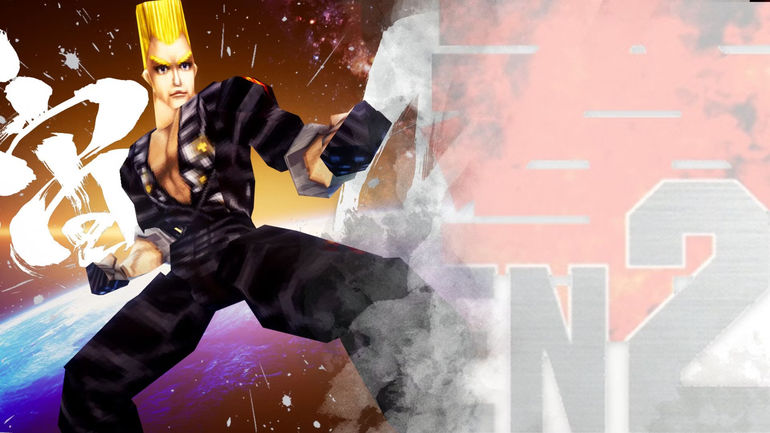 A screenshot of Tekken 8's Paul in his classic Tekken 2 appearance thanks to a mod.