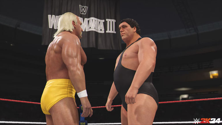 WWE 2K24 Hulk Hogan vs Andre copy