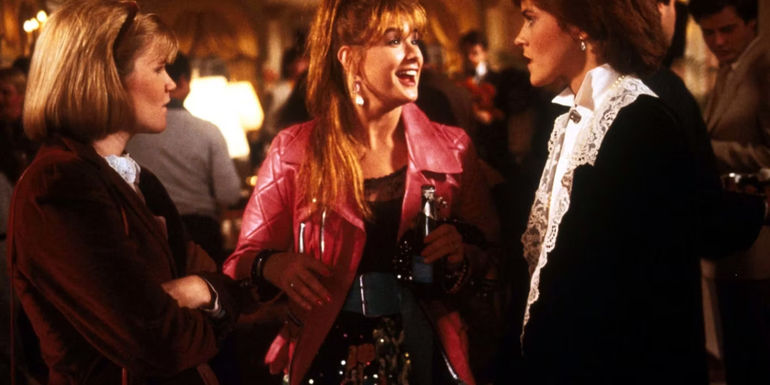 Jules (Demi Moore) laughing in St. Elmo's Fire