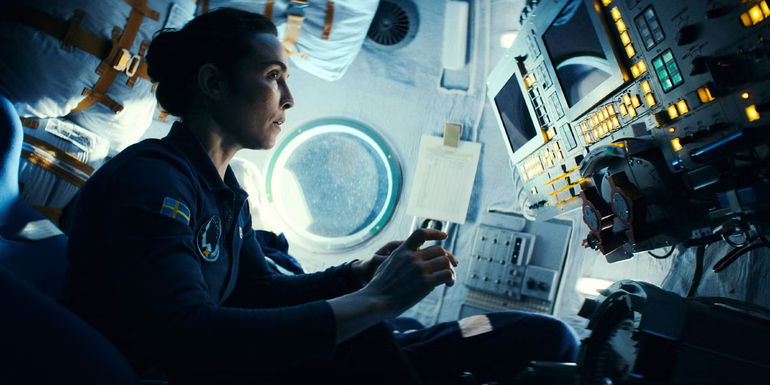 Noomi Rapace on ISS in Constellation