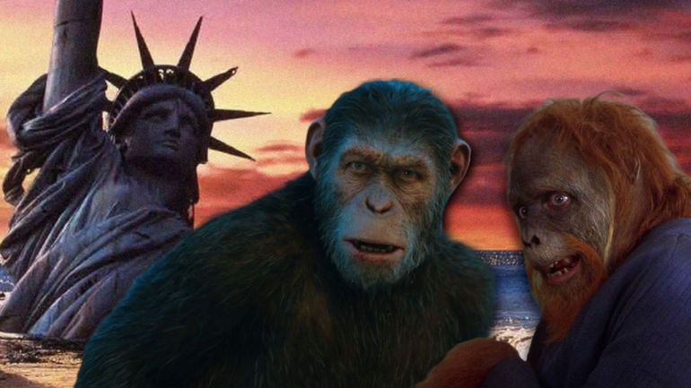 Evolution of Primate Dominance in Cinematic Universes