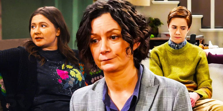 Harris, Darlene, and Mark in The Conners