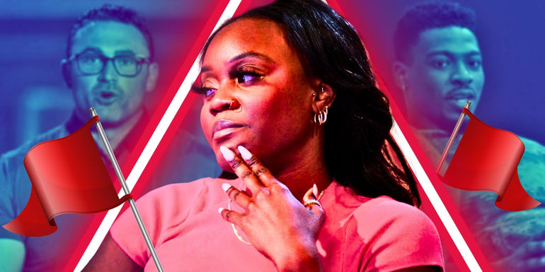 Love Is Blind's AD Smith with red flags