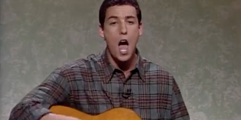 Adam Sandler singing in SNL