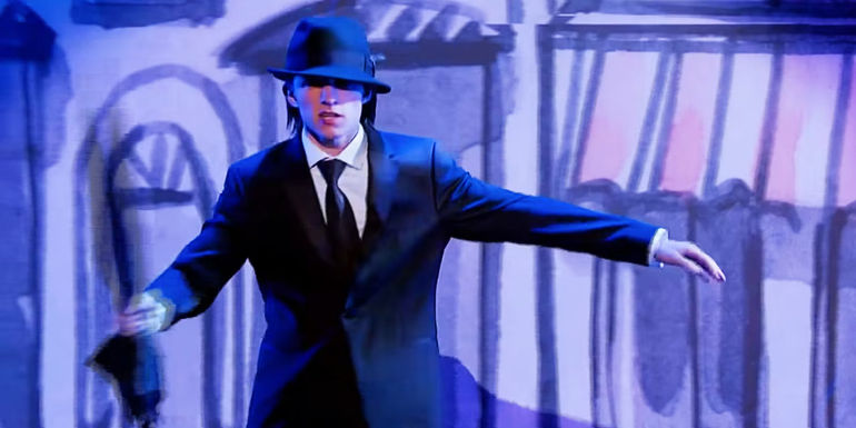 Tom Holland tap dancing in Lip Sync Battle