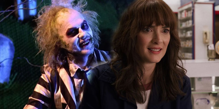 Beetlejuice 2 - Michael Keaton trong vai Betelgeuse và Winona Ryder trong vai Joyce trong Stranger Things - Vai Trò Của Winona Ryder trong Beetlejuice 2 Cũng Khắc Phục Một Cơ Hội Bị Bỏ Lỡ Từ Phần 4 của Stranger Things
