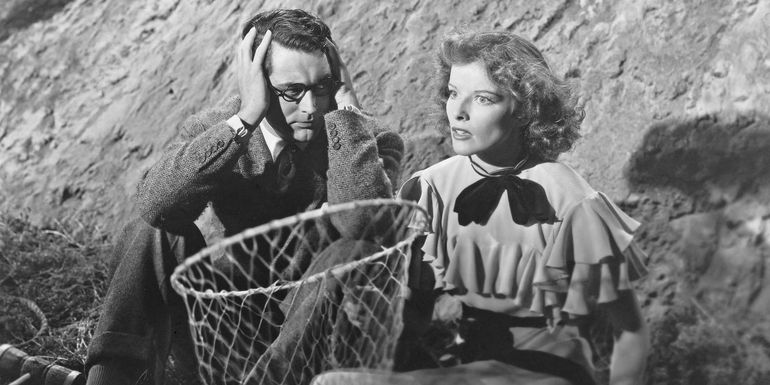 Cary Grant and Katharine Hepburn in Bringing Up Baby - As Susan Vance - Bringing Up Baby (1938)