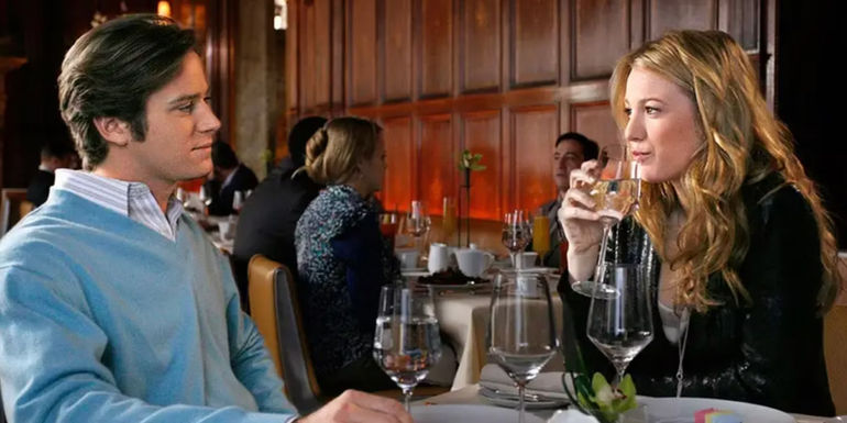 Gabriel and Serena dining out in Gossip Girl