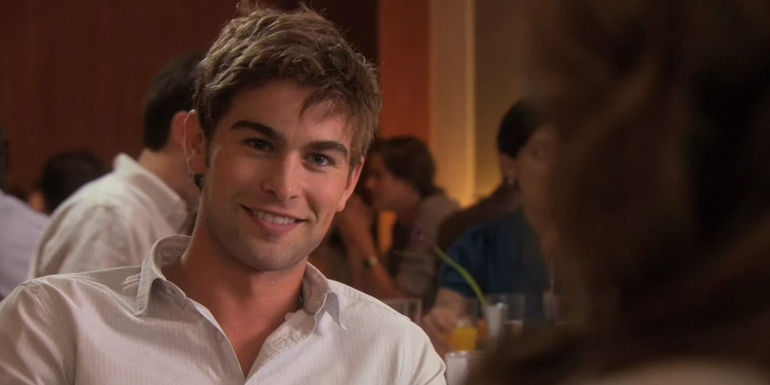 Nate smiling in Gossip Girl