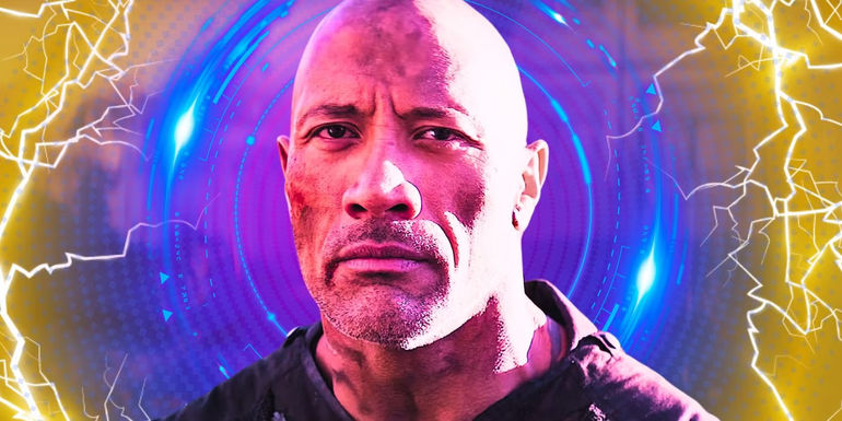 Custom image of Dwayne Johnson as Hobbs in Fast and Furious: Hobbs and Shaw