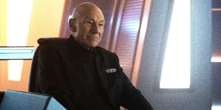 Admiral Picard on the bridge of the USS Titan - A Tale of Two Admirals