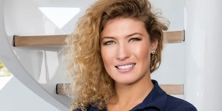 Rocky Dakota on Below Deck smiling for promo pic - Below Deck Season 3 - Raquel “Rocky” Dakota Was Unhinged