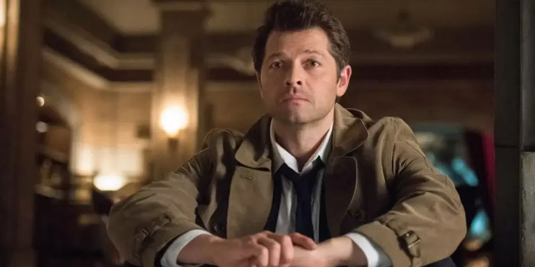 Misha Collins as Castiel looking sad in Supernatural - Navigating LGBTQ+ Representation
