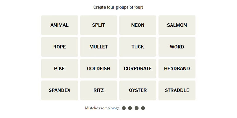 Connections-How-To-Play-New-York-Times-February-27-2024-Words - Words in the NYT Connections Puzzle #261 for February 27, 2024