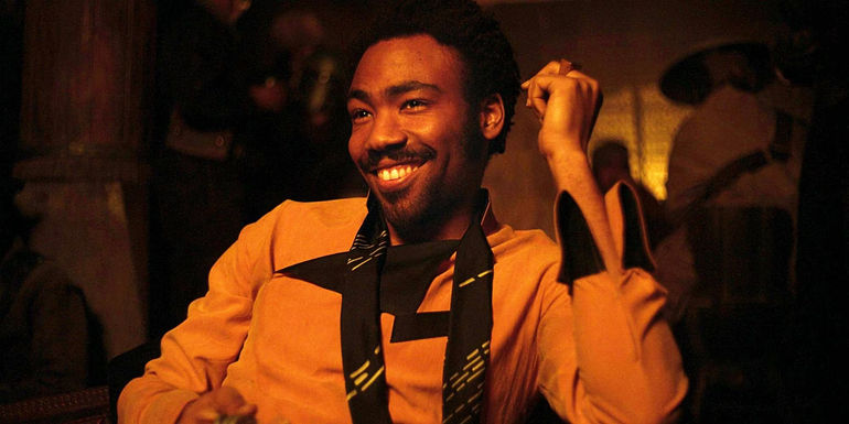 Donald Glover as Lando Calrissian in Solo: A Star Wars Story