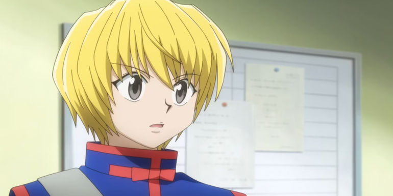 Kurapika during the hunter exam in Hunter x Hunter - The Unforgettable Journey of Kurapika