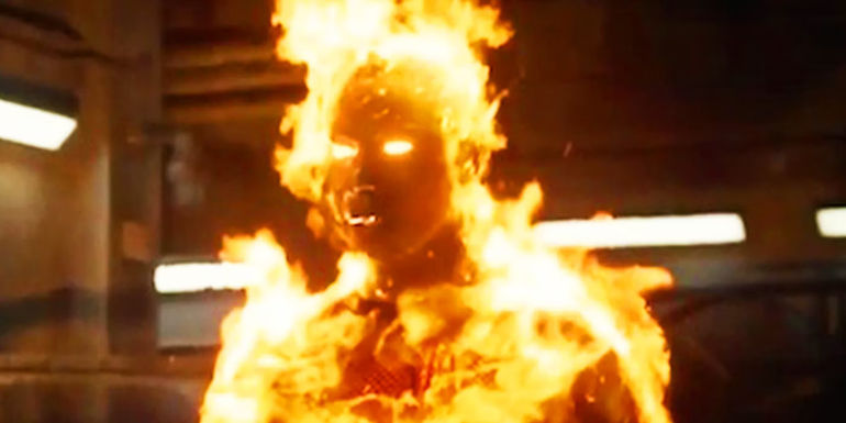 Michael B Jordan's Human Torch on fire - Johnny Storm Can Control His Body Double - The Human Torch Can Project A Fiery Duplicate