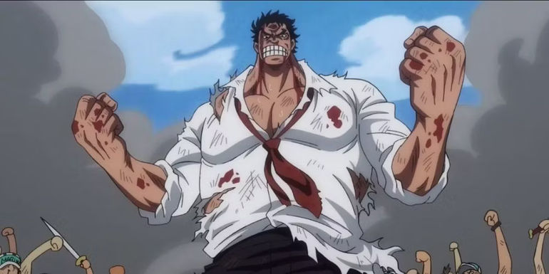 Monkey D. Garp in his prime, back when he earned the title of Hero of the Marines
