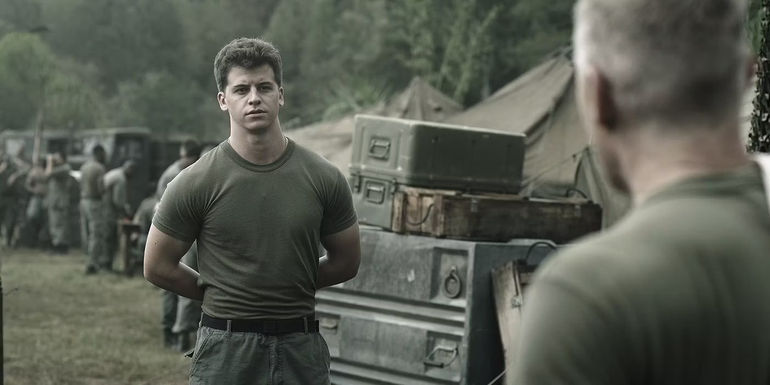 A young John Kreese in Cobra Kai