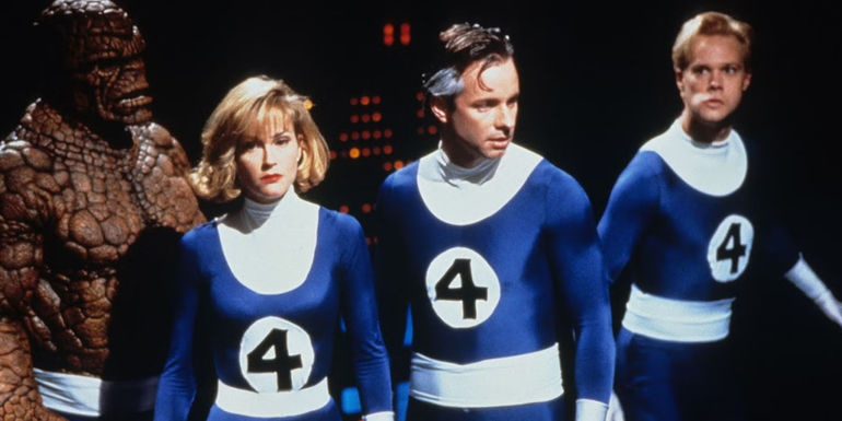 The Fantastic Four gather to fight an enemy in Roger Corman's Fantastic Four film. - Marvel Studios' Version Of The Fantastic Four Debuts In 2025 - Everything We Know About The Canceled Fantastic Four Movie