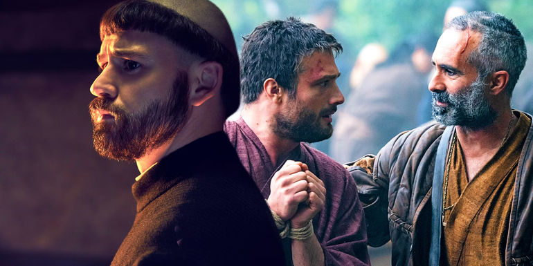 Custom image of Father Alvito, John Blackthorne, and Rodrigues in Shogun