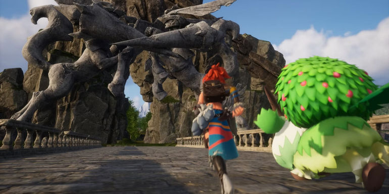 A screenshot from Palworld showing a player character with a Caprity. - Pocket Pair Teases Next Palworld Update