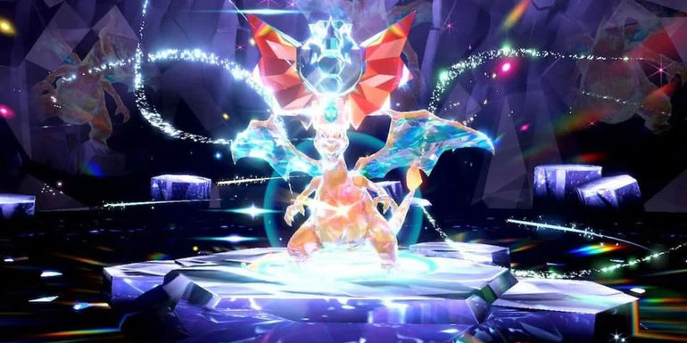 terastal-dragon-charizard-scarlet-violet - When To Catch The Upcoming Tera Raid Pokemon