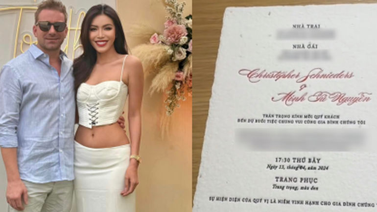 Sự độc đáo trong thiệp cưới của Minh Tú và Chris: Gieo mầm hạnh phúc