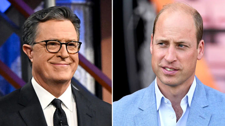 Stephen Colbert Addresses Prince William's Alleged Affair With Rose Hanbury on 'The Late Show'