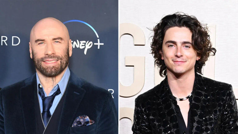John Travolta Commends Timothee Chalamet for Matching His Box Office Feat