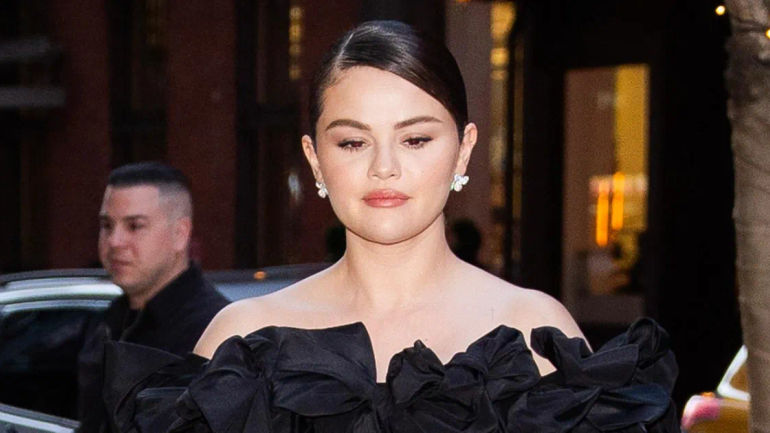 Selena Gomez Stuns in Elegant Black Gown at Steve Martin’s Documentary Premiere