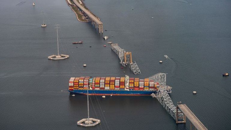 Efforts underway to remove initial debris from Baltimore bridge collapse as officials consider creating a temporary water channel