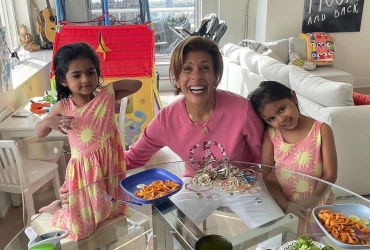 Hoda Kotb's Easter Egg Hunt Fun with Haley and Hope in Their Apartment