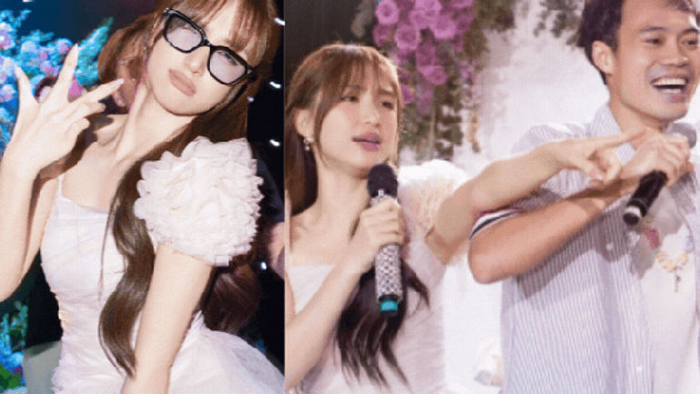 Bí mật tình bạn 'bài trùng' giữa Hoà Minzy và Văn Toàn tại đám cưới Quang Hải