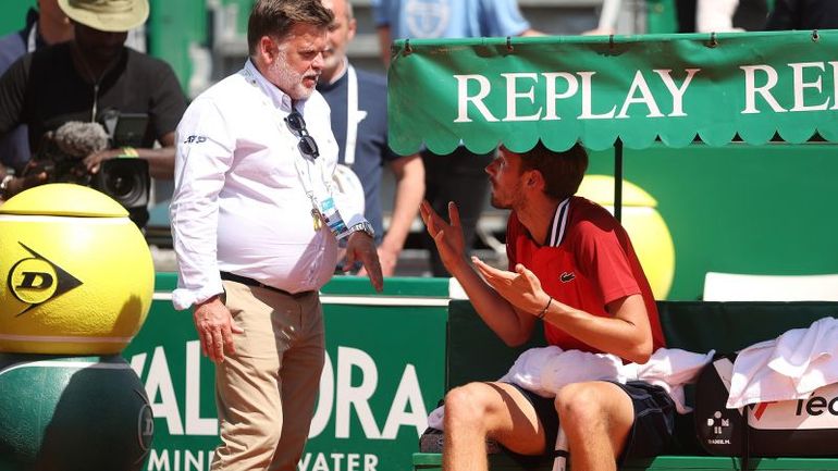 Daniil Medvedev Expresses Frustration Towards Officials Again, Exits Monte-Carlo Masters