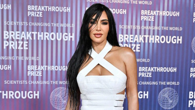 Kim Kardashian Wows in Chic All-White Ensemble at Prestigious Breakthrough Prize Event alongside Kris Jenner