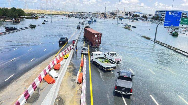 Unprecedented Rainfall Causes Havoc in Dubai with Record-breaking Downpour