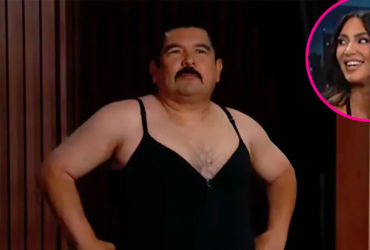 Kim Kardashian's Surprise: Guillermo Models Skims with Jimmy Kimmel