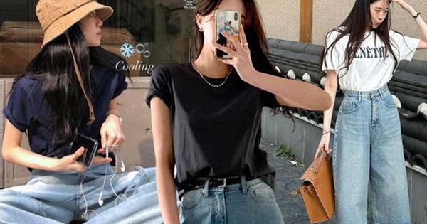 Bí Quyết Mix Áo Thun và Quần Jeans Sành Điệu Mùa Hè