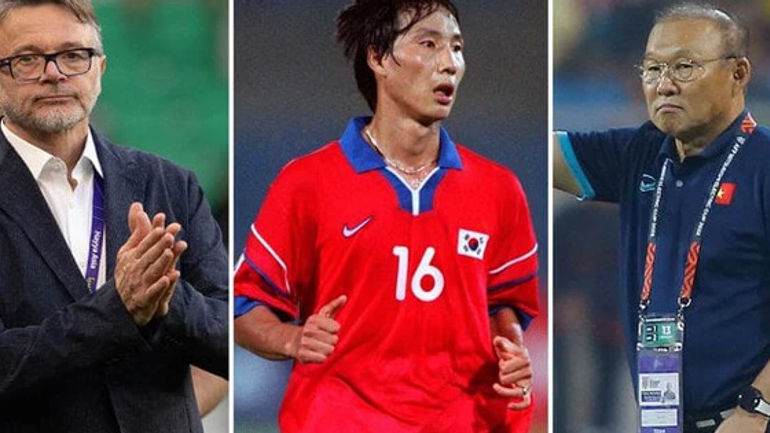 Hành trình đầy duyên nợ của ba HLV tuyển Việt Nam: Park Hang Seo, Troussier và Kim Sang-sik