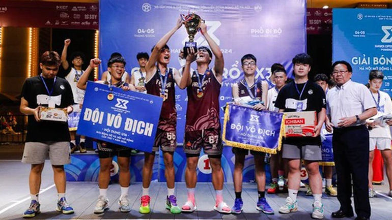 Chinh phục đỉnh cao cùng Giải đấu Bóng rổ 3x3 Hà Nội mở rộng 2024