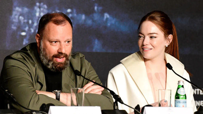Emma Stone Hilariously Corrects Director Yorgos Lanthimos at Cannes Film Festival