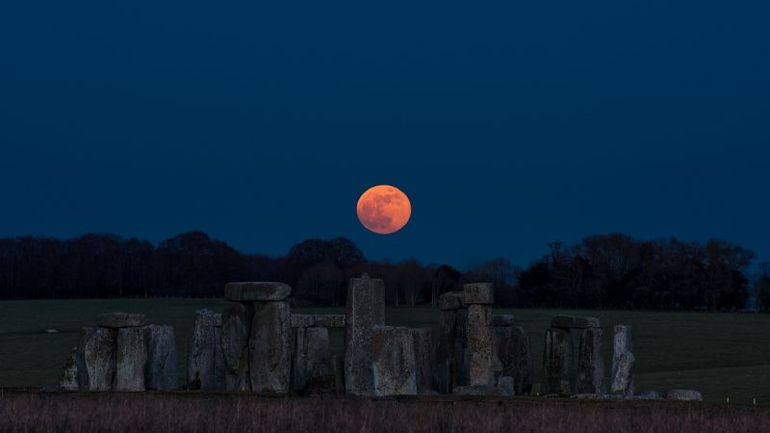 Uncovering Stonehenge's Lunar Connection Through a Rare Celestial Event