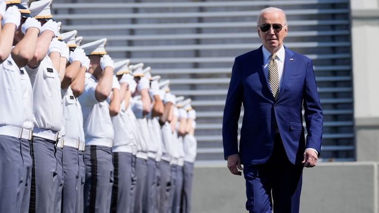 Biden highlights NATO expansion and Middle East efforts in West Point commencement speech