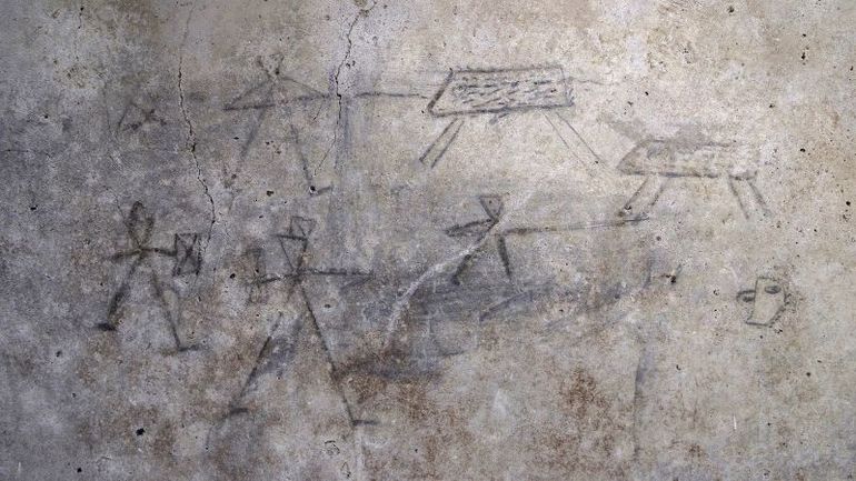 Revealing Pompeii's Dark Secrets: Children's Drawings Depicting Gladiators and Executions Discovered
