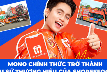 Mono - Đại sứ thương hiệu mới của ShopeeFood: Sự kết hợp đầy sáng tạo