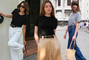 Bí quyết mix đồ với áo thun của phụ nữ Pháp